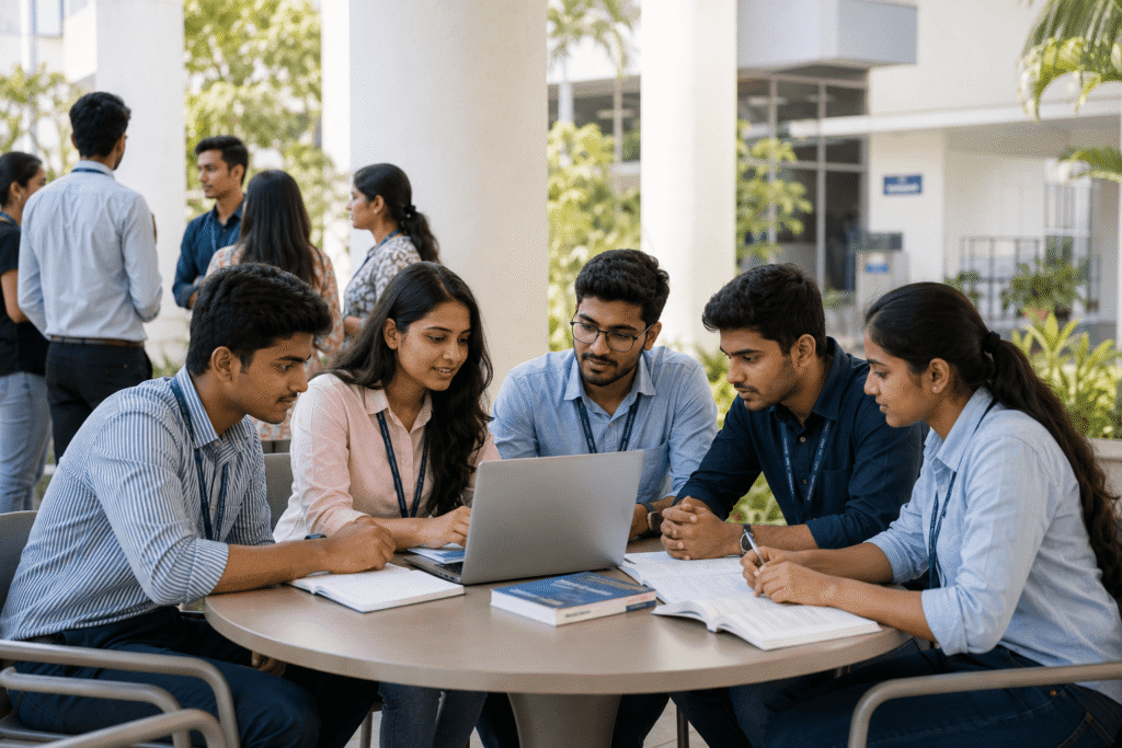 students discussion